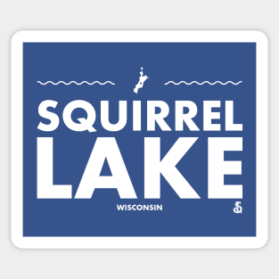 Oneida County, Vilas County, Wisconsin - Squirrel Lake Sticker